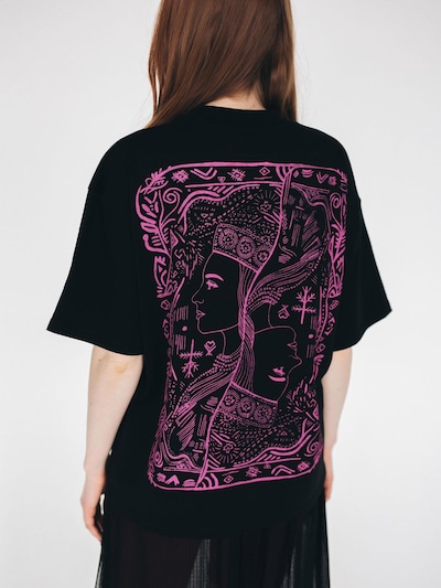 RADADA Oversizeshirt in schwarz, Produktansicht