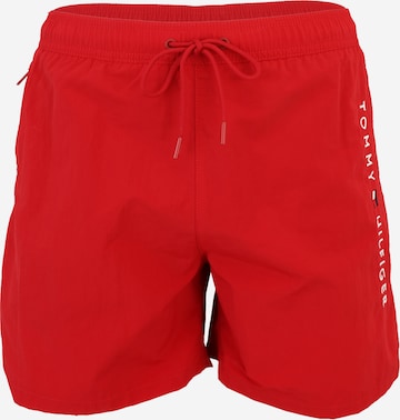 Tommy Hilfiger Underwear Badshorts i röd: framsida