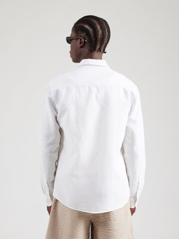 SELECTED Regular fit Button Up Shirt 'SLHLEROY' in White