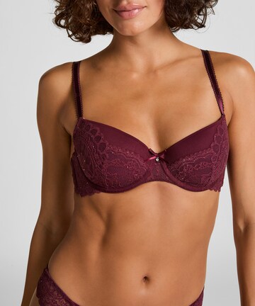 Hunkemöller Push-up Bra 'Isadora' in Red
