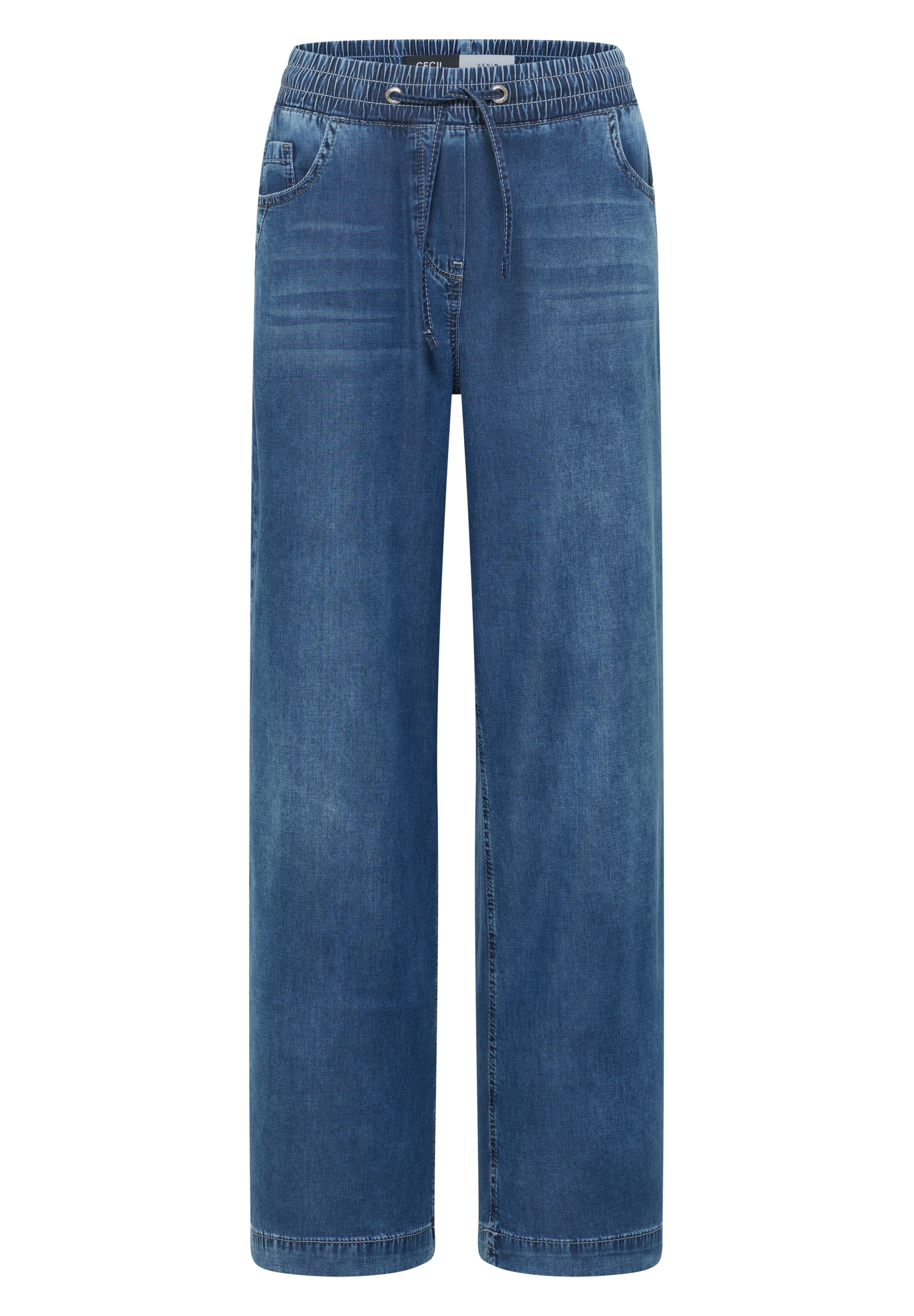 CECIL Loosefit Jeans in Blau: Vorderseite
