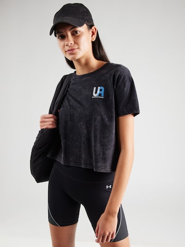 UNDER ARMOUR Funktsionaalne särk 'Run', värv must