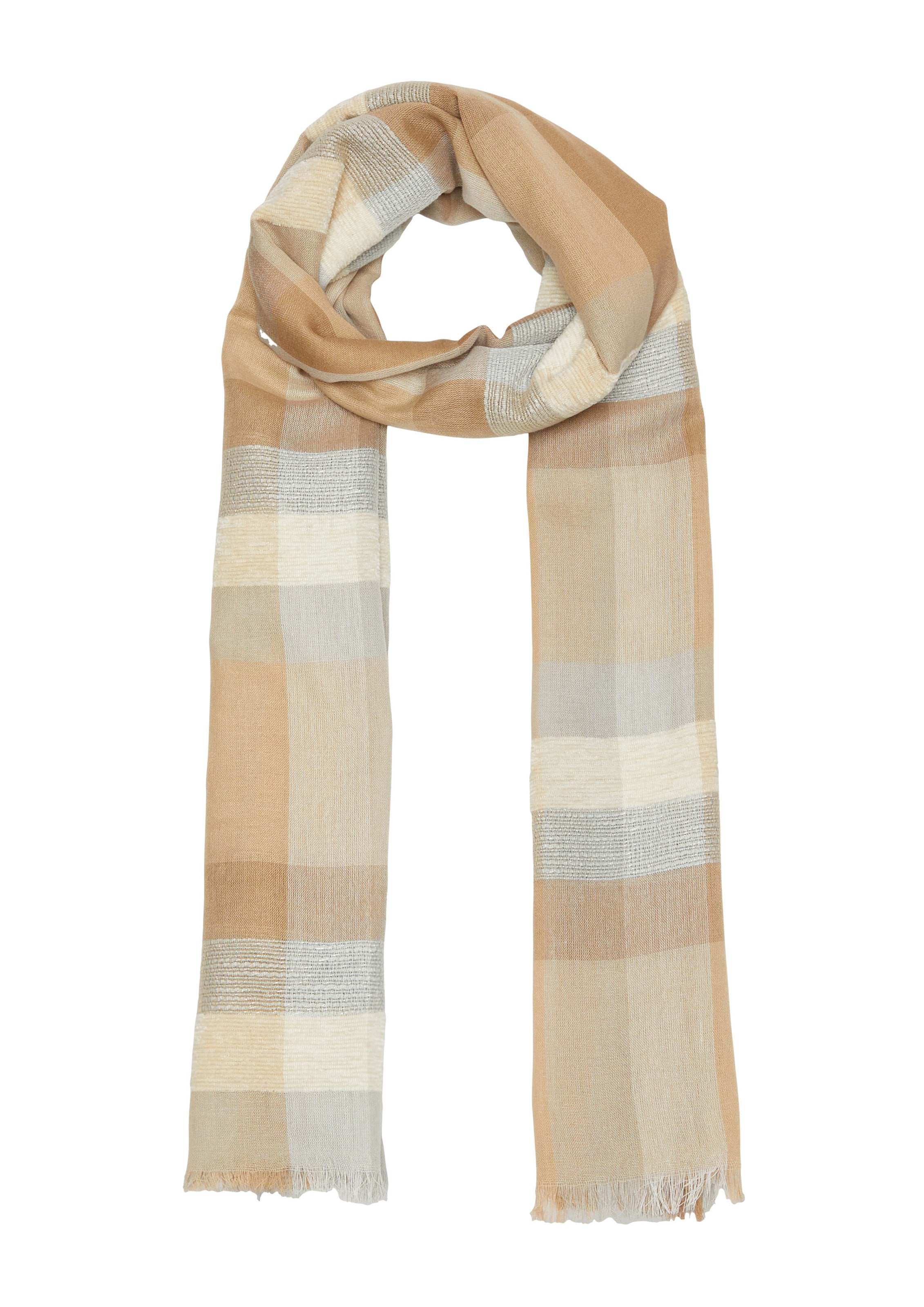 s.Oliver Sjaal in de kleur Beige, Productweergave