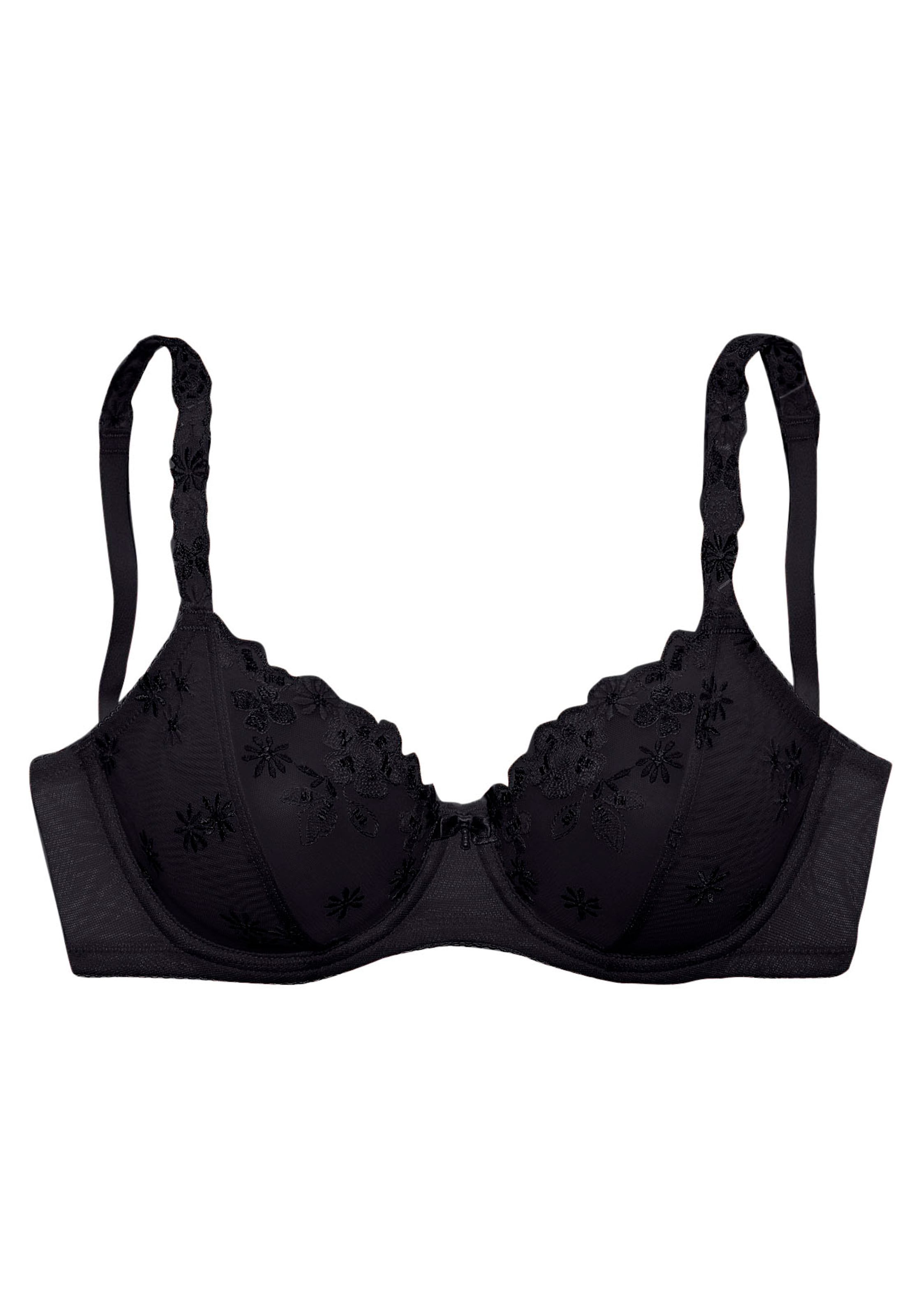 Soutien-gorge NUANCE en noir : devant