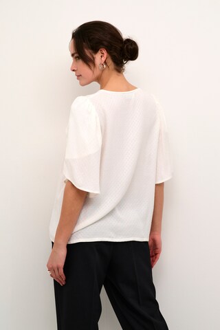 Kaffe Bluse i hvid