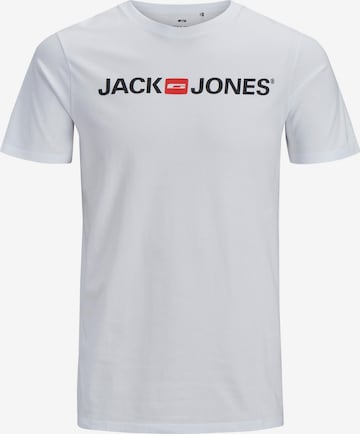 Maglietta di Jack & Jones Plus in bianco: frontale