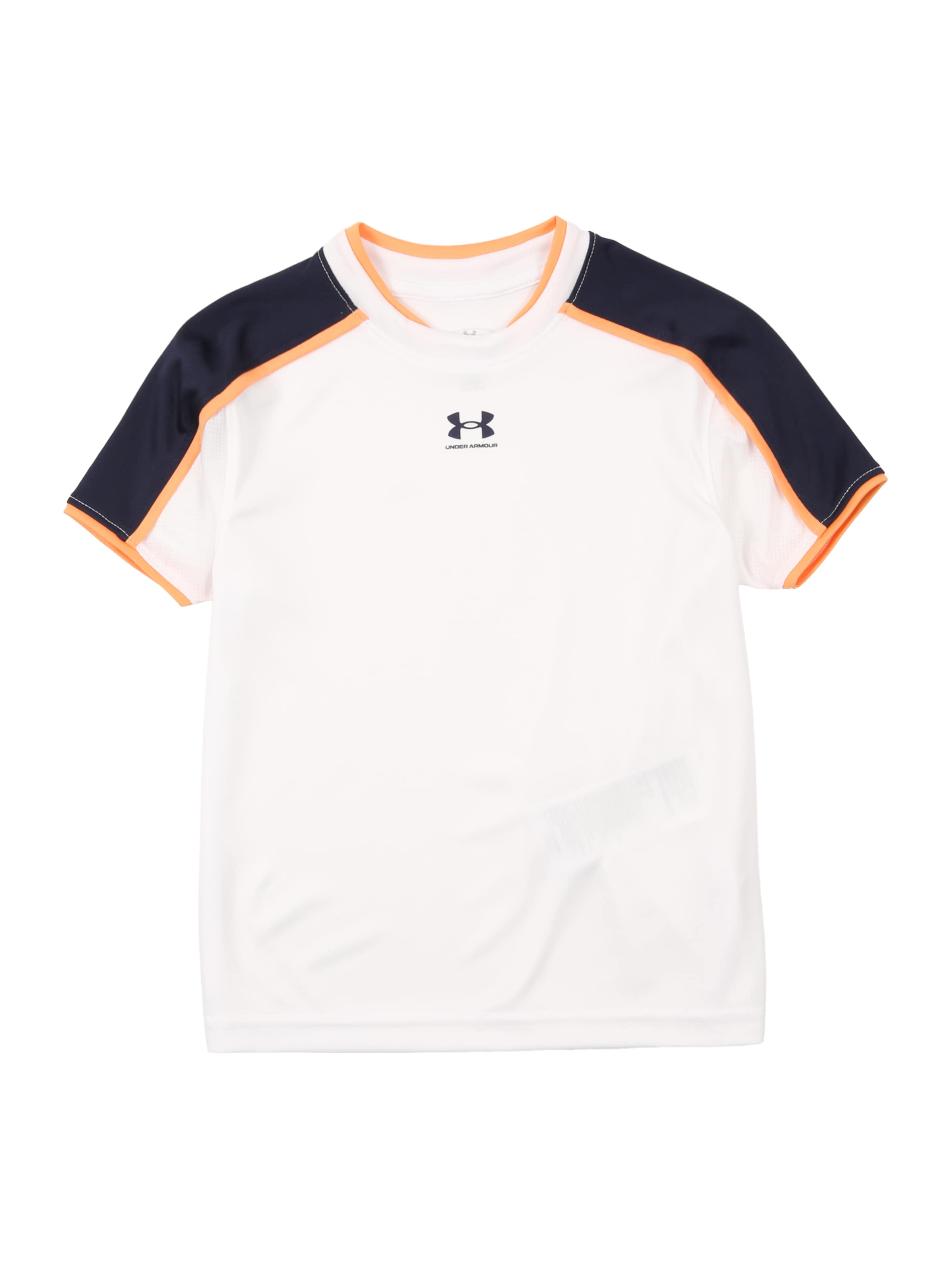 UNDER ARMOUR Функционална тениска 'Challenger' в бяло: отпред