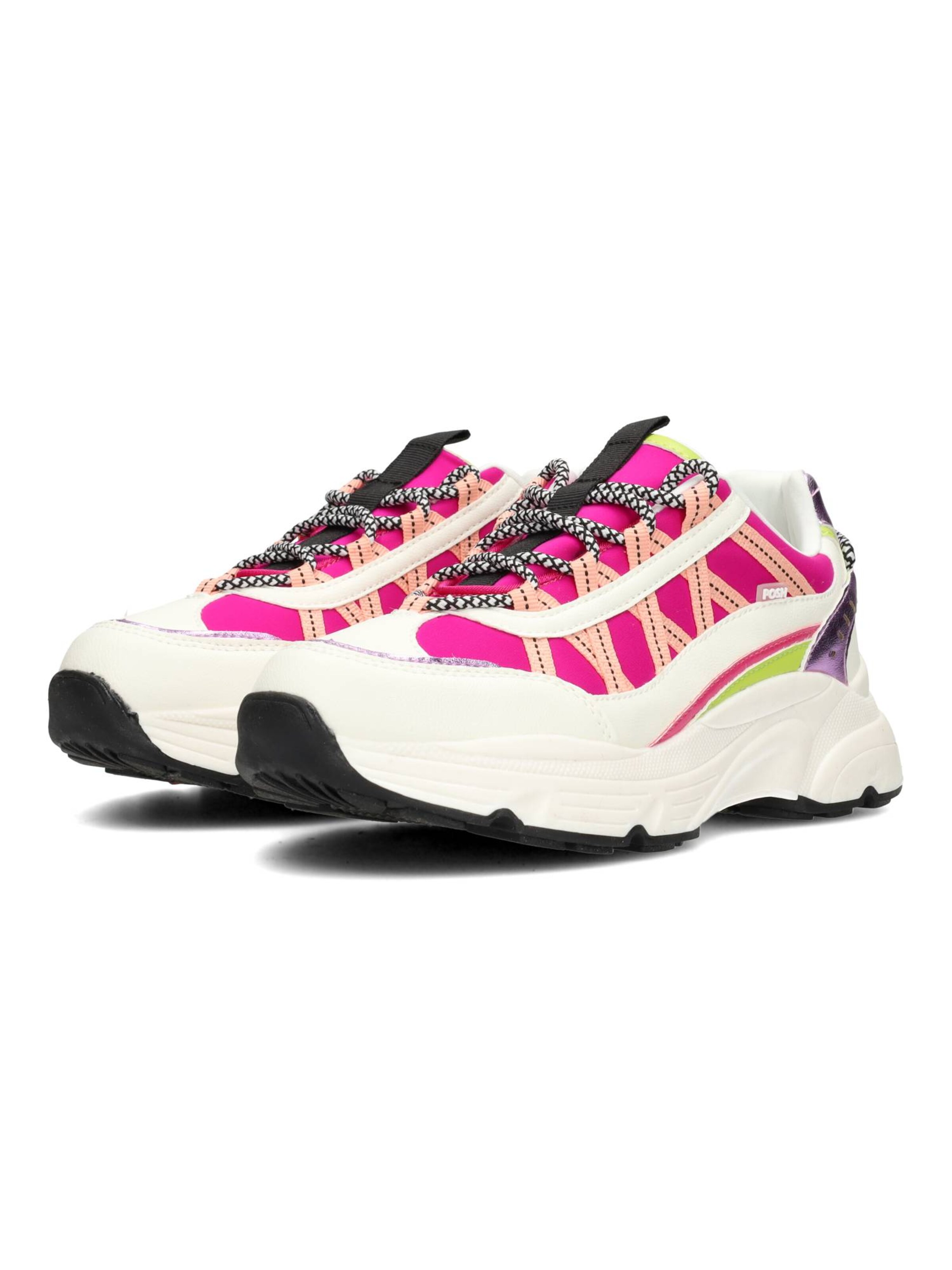 Baskets basses 'Jordan' POSH by Poelman en rose