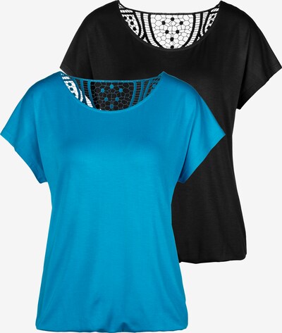 VIVANCE T-Shirt in blau / schwarz, Produktansicht