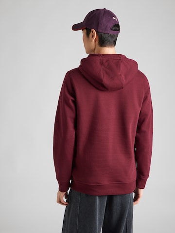 COLUMBIA Športová mikina 'Meridian Creek' - Červená: zadná strana