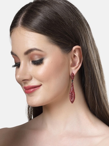 Boucles d'oreilles 'Ceciliana' AVANT-GARDE PARIS en rouge
