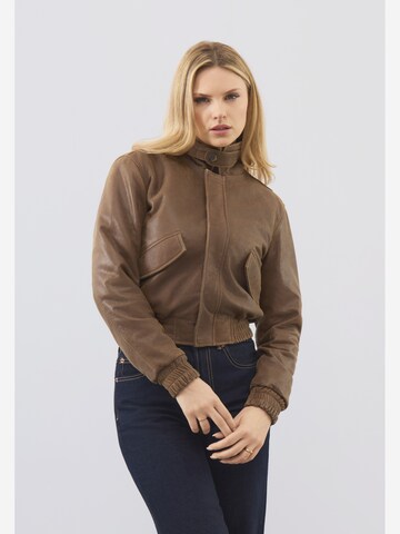 Veste mi-saison ' Kori ' Bolongaro Trevor en marron : devant