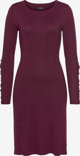 BRUNO BANANI Knitted dress in Aubergine, Item view