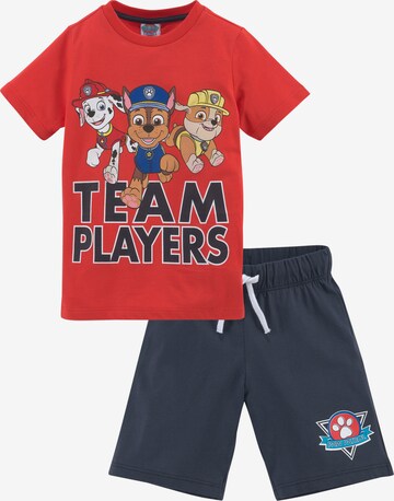 PAW Patrol T-Shirt & Bermudas in Blau: predná strana