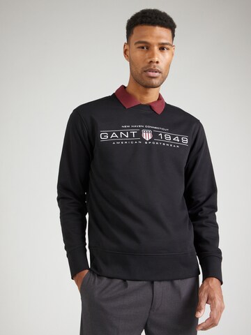 GANT - Sweatshirt em preto: frente