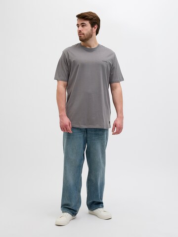 Maglietta 'JJENOA' di Jack & Jones Plus in grigio