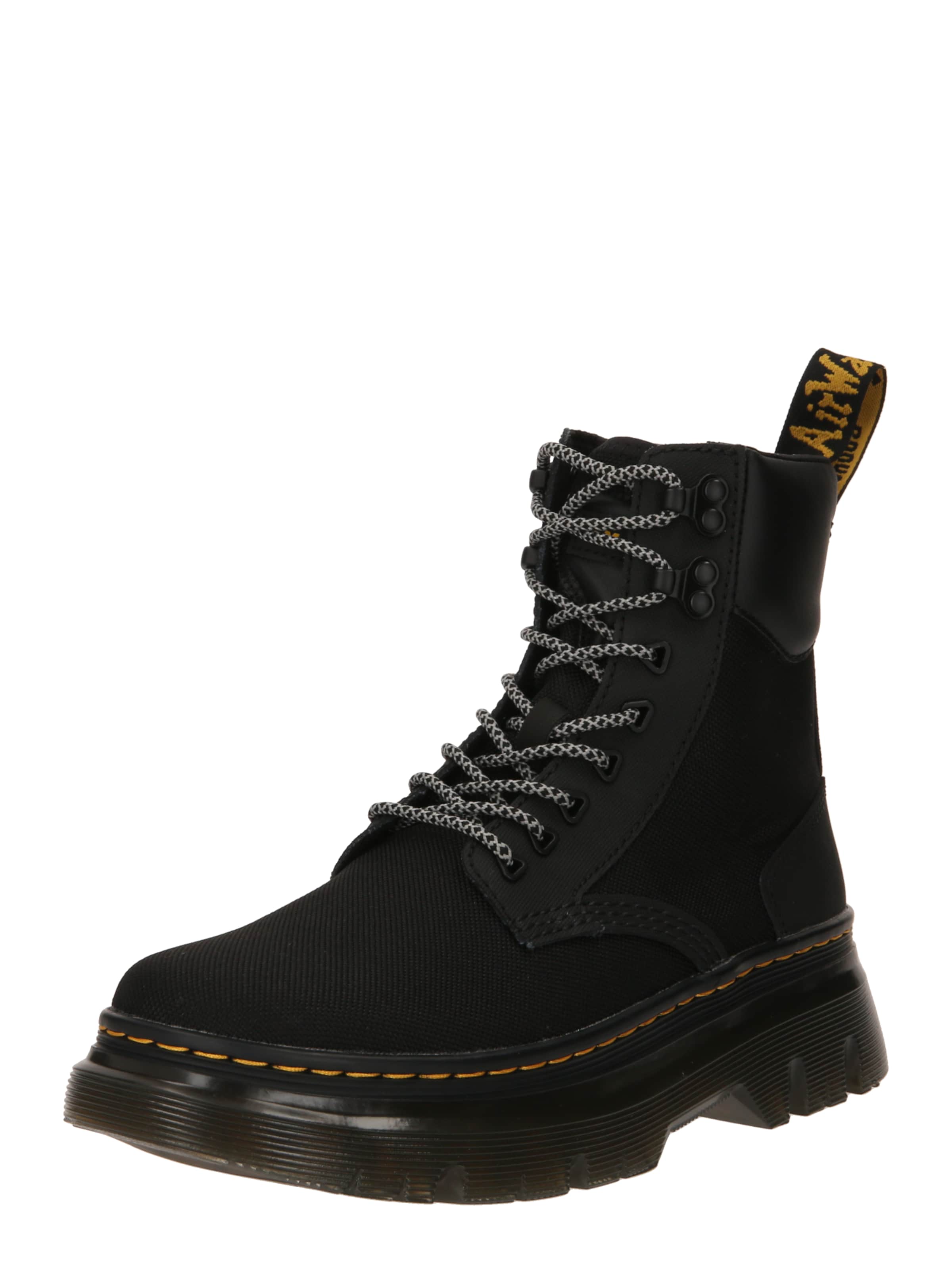 Bocanci cu șireturi 'Tarik' de la Dr. Martens pe negru: față