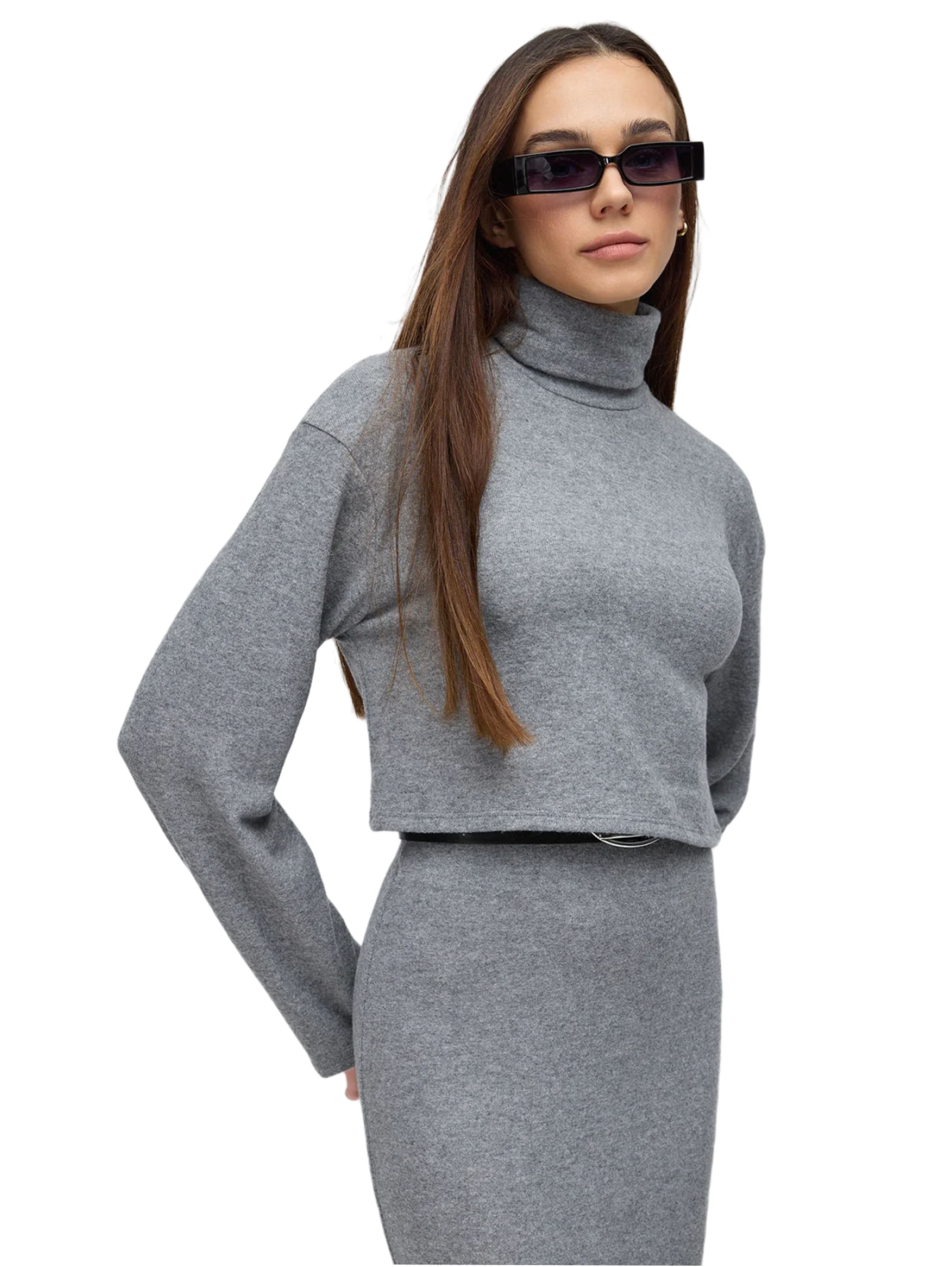 No Matter What Sweatshirt in Grey: front