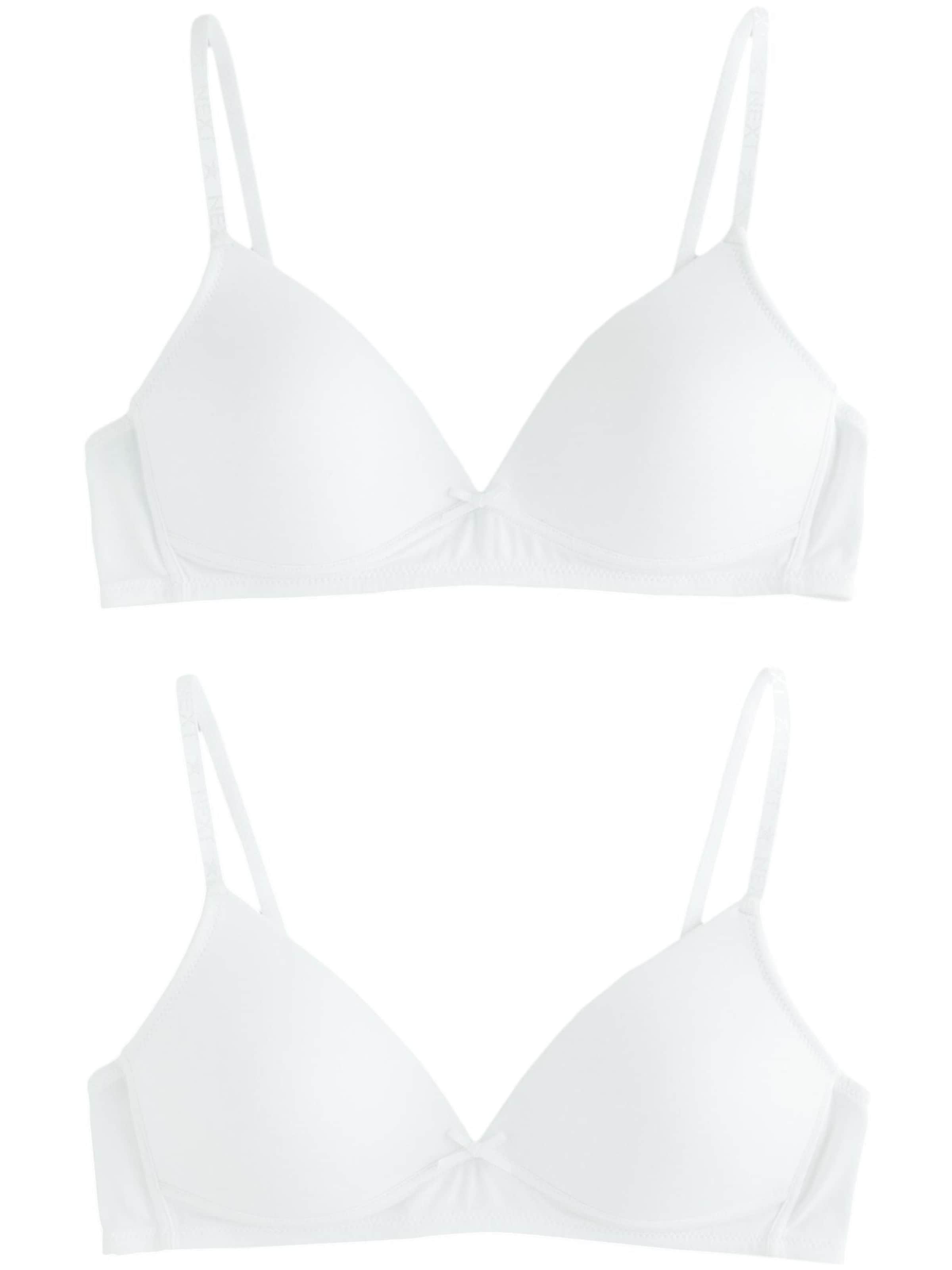 Next Треугольник Бюстгальтер в Белый: спереди