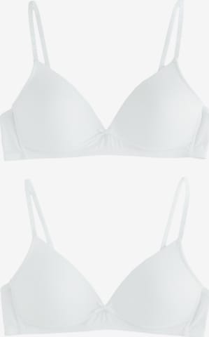 Next Kolmio Rintaliivit värissä valkoinen: etupuoli