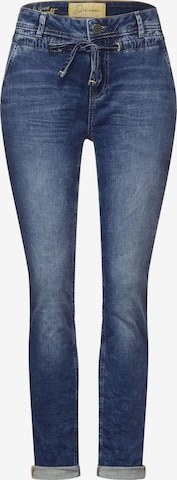 STREET ONE Slimfit Jeans 'Bonny' in Blau: predná strana