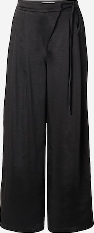 EDITED Wide Leg Laskoshousut 'Katie' värissä musta: etupuoli