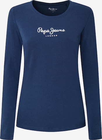 Pepe Jeans - Camiseta 'New Verginia' en azul: frente