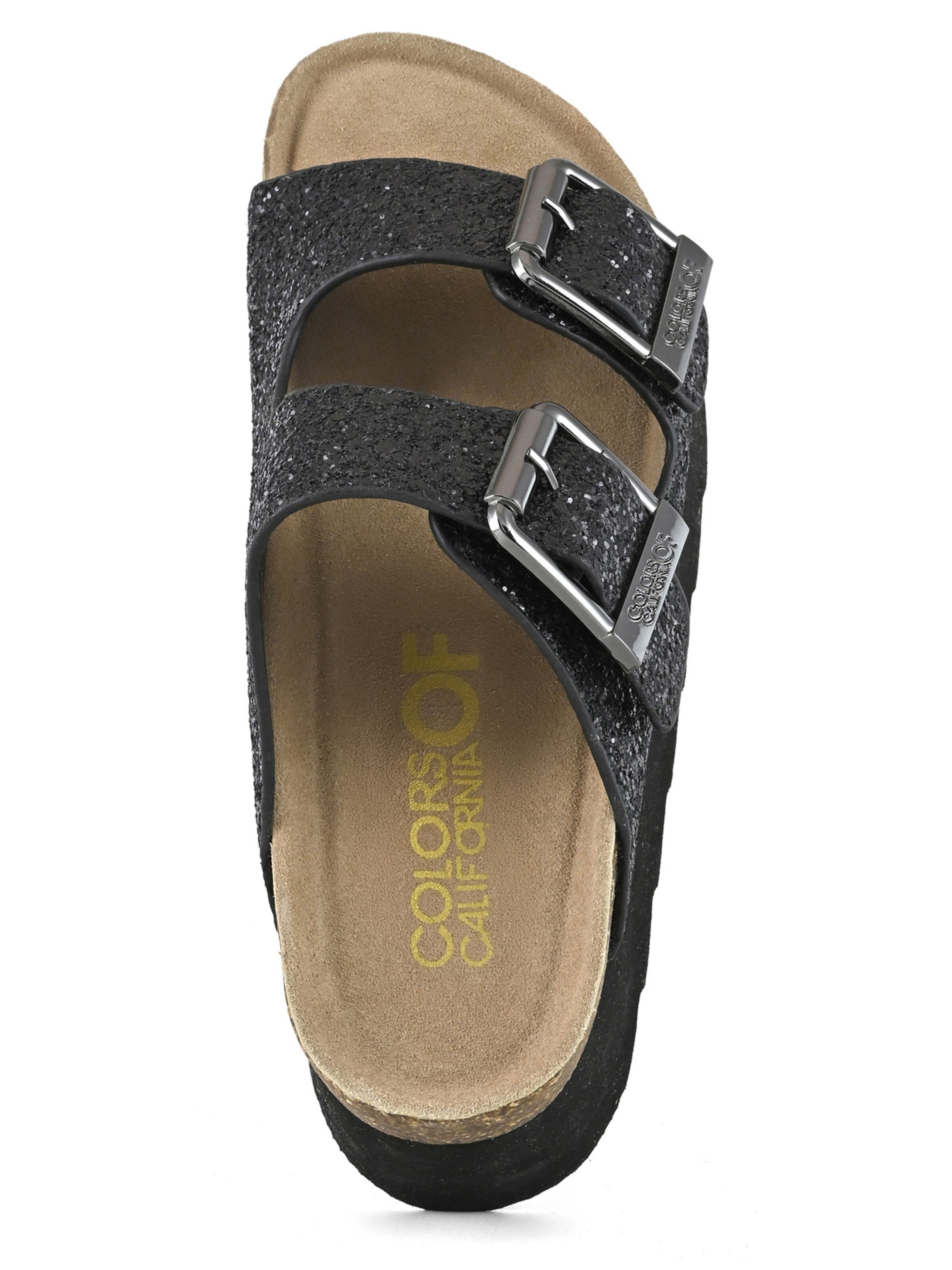 COLORS OF CALIFORNIA Pantoletter i sort: top