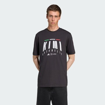 T-Shirt fonctionnel 'Mercedes - AMG Petronas Formula One Team Kimi Antonelli' ADIDAS PERFORMANCE en noir : devant