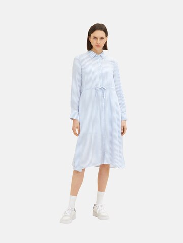 TOM TAILOR Shirt Dress in Blue