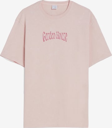 Bershka Tričko – pink: přední strana