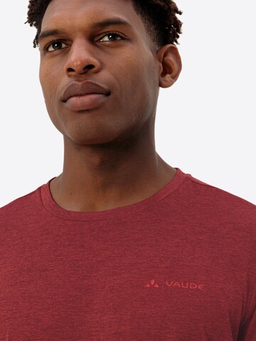VAUDE Performance shirt 'Essential' in Red