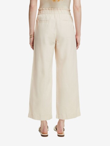 Wide Leg Pantalon ESPRIT en beige