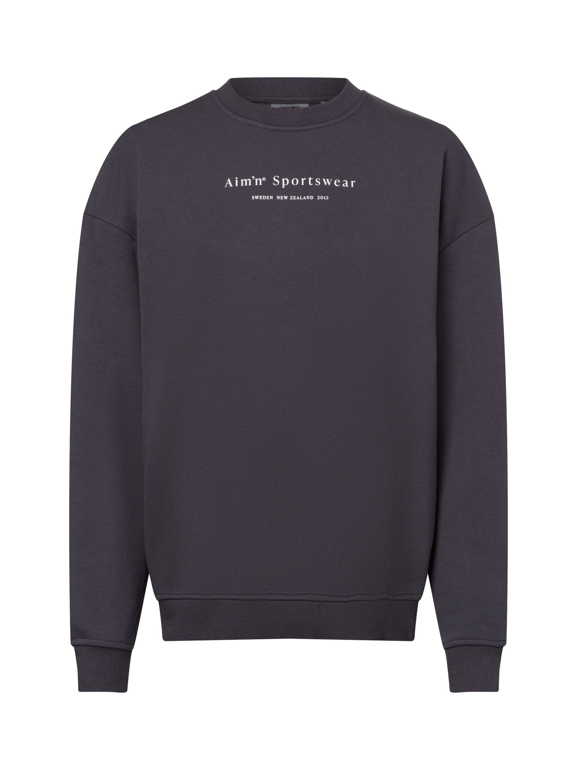 Aim'n Sweatshirt in Schwarz: Vorderseite