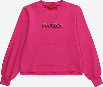 MAX&Co.Sweater majica - roza boja: prednji dio