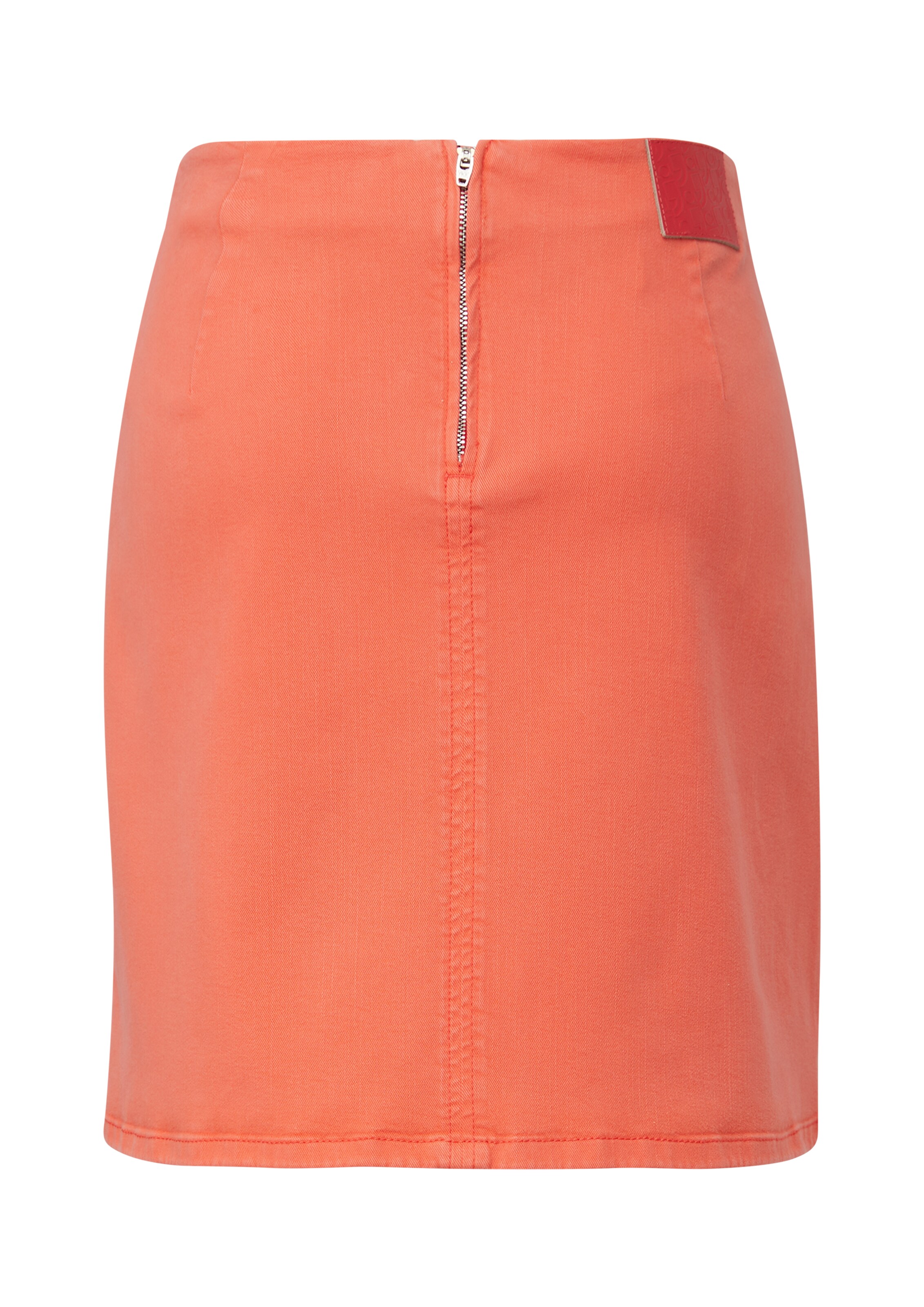 Jupe comma casual identity en orange : derrière