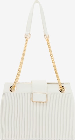 NAEMI - Mala de ombro em branco: frente