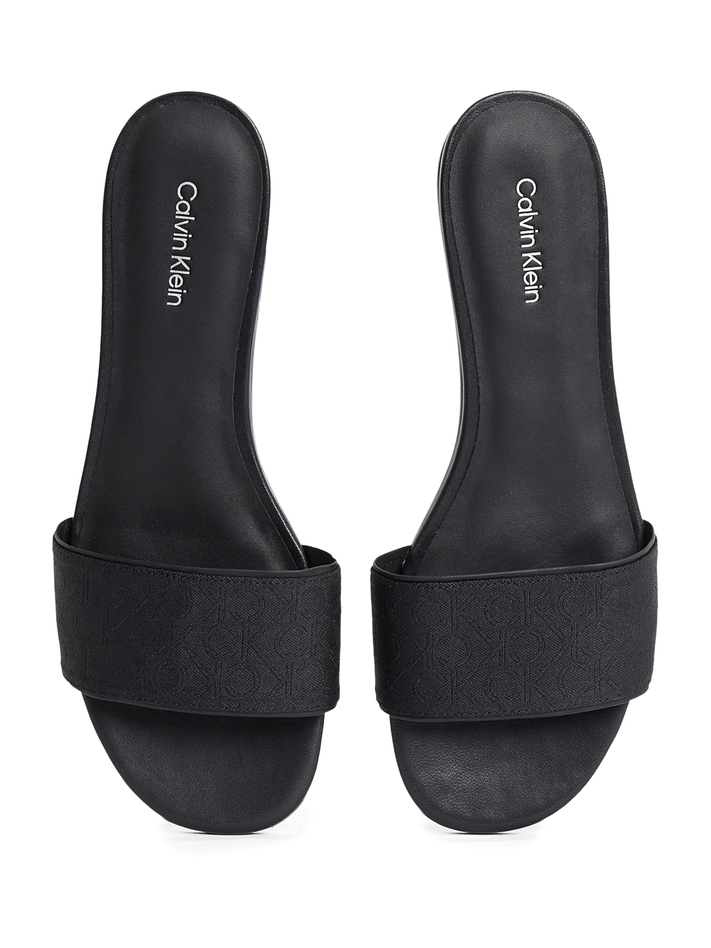 Calvin Klein Šľapky - Čierna