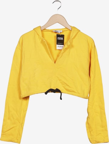 NA-KD Kapuzenpullover XS in Gelb: Vorderseite