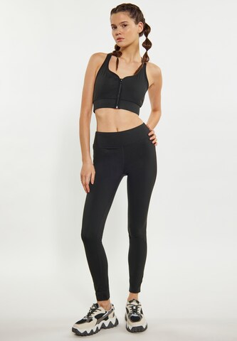 TUFFSKULL Skinny Leggings in Schwarz