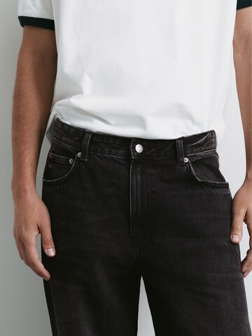 Pull&Bear Bő szár Farmer - fekete