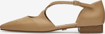 LOTTUSSE Sandals in Beige: front