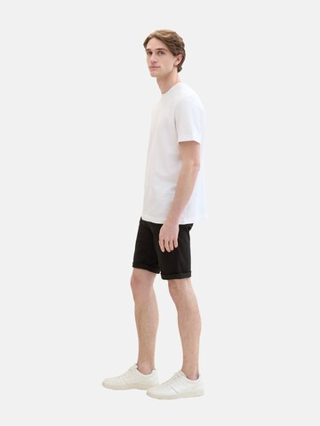 TOM TAILOR Regular Shorts in Schwarz