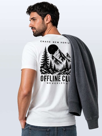 Neverless Shirt 'Offline Club' in White