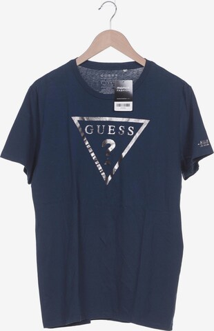 GUESS T-Shirt XL in Blau: predná strana