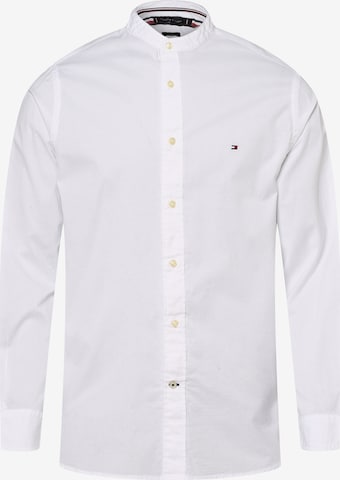 TOMMY HILFIGER Button Up Shirt in White: front