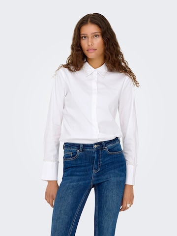 ONLY - Blusa 'BECS' en blanco: frente