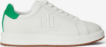 Baskets basses 'AINSLEY' Lauren Ralph Lauren en blanc : devant