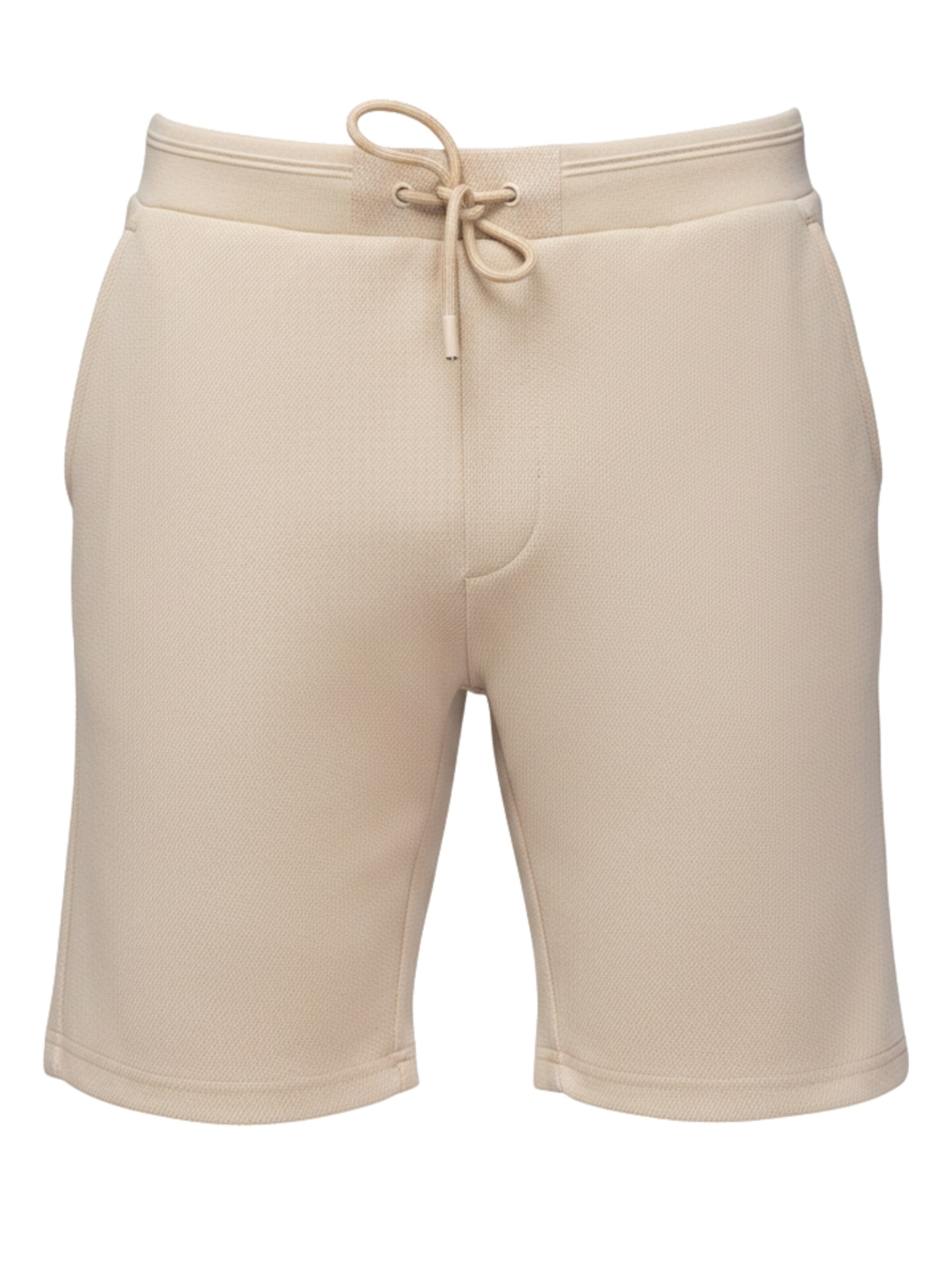 Slimfit Pantaloni sportivi di Ombre in beige: frontale