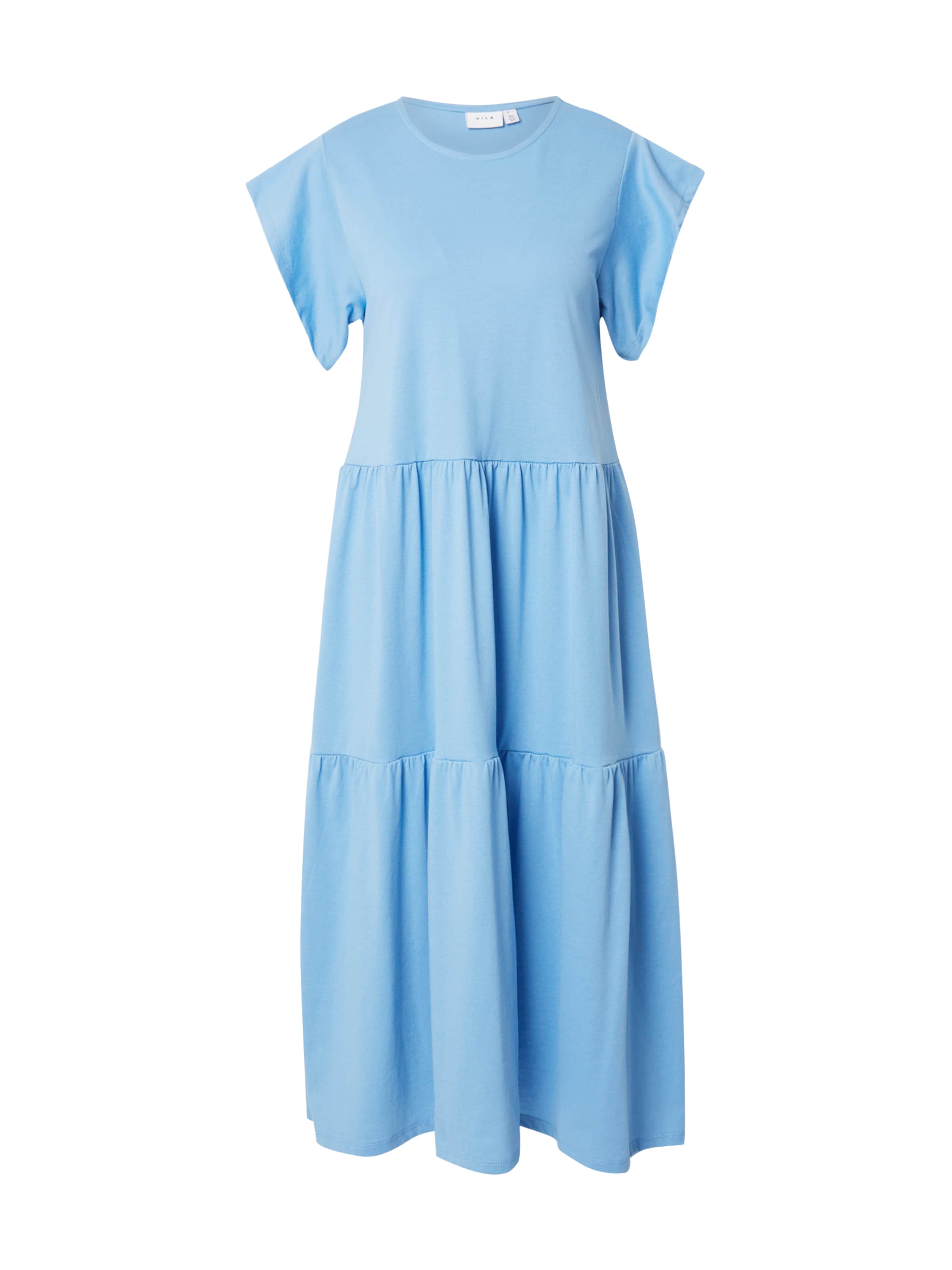 VILA Šaty – modrá: přední strana
